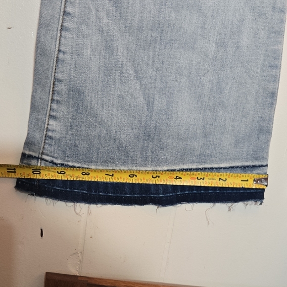 Bluefaith Distressed Light Blue Flare Jeans - Picture 4 of 10